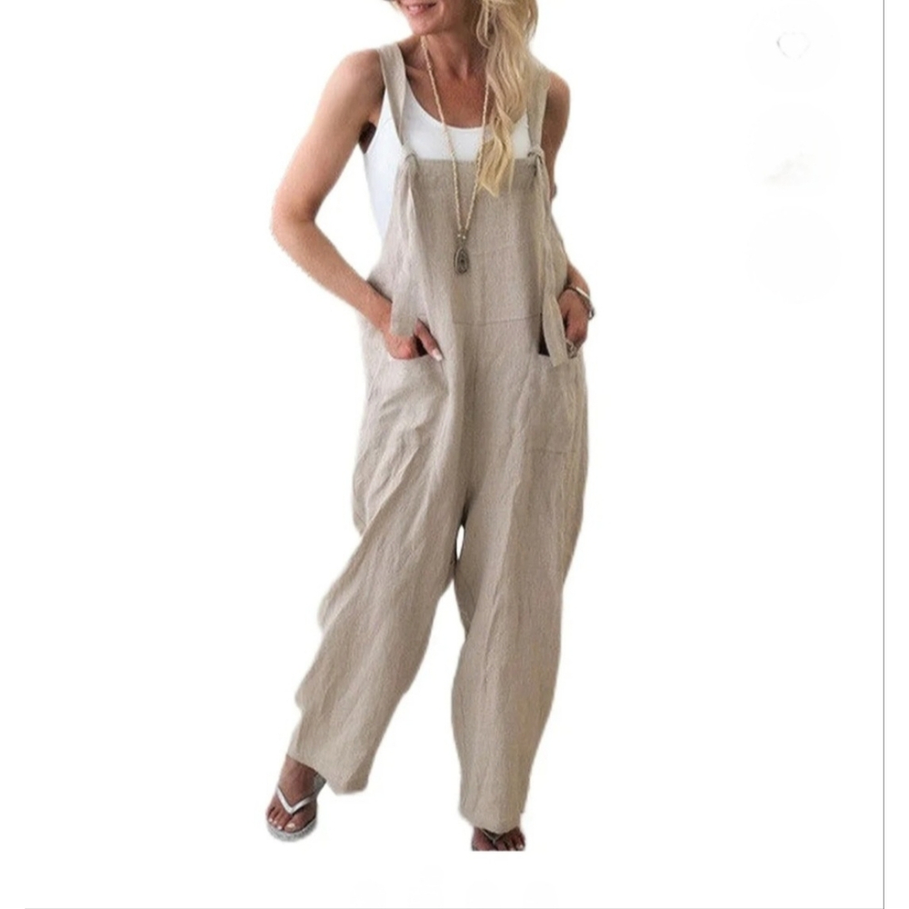 Women's Lightweight Baggy Overalls/Pants-Romper